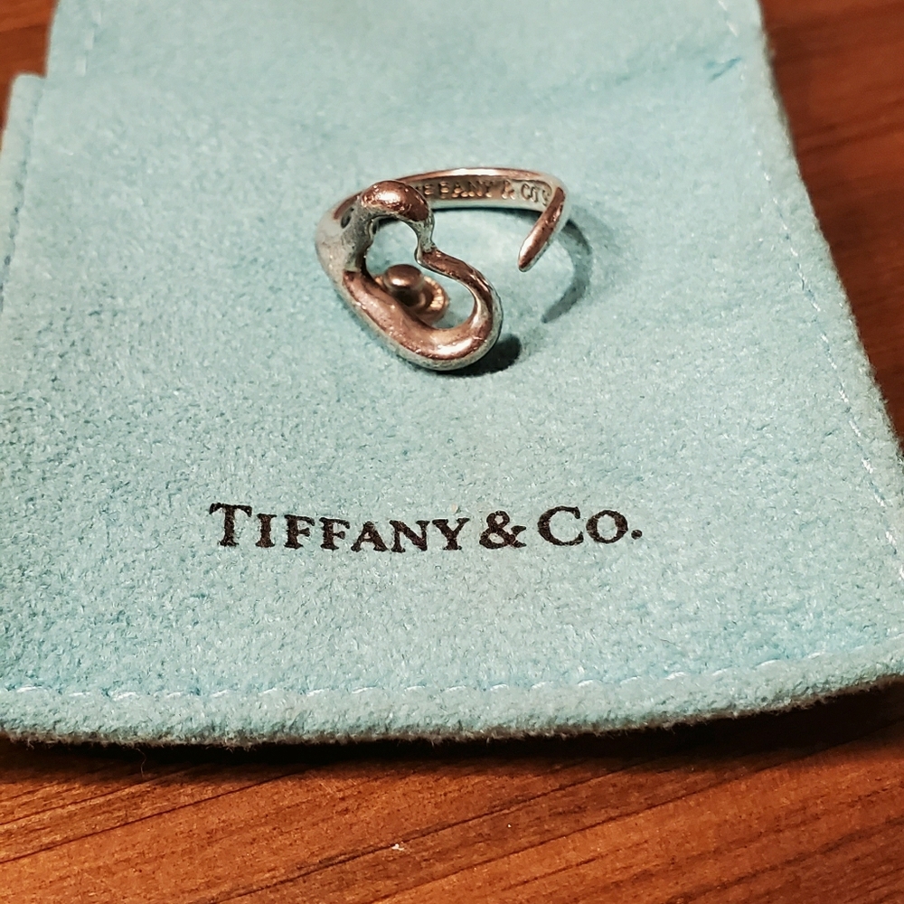 Tiffany Open heart ring